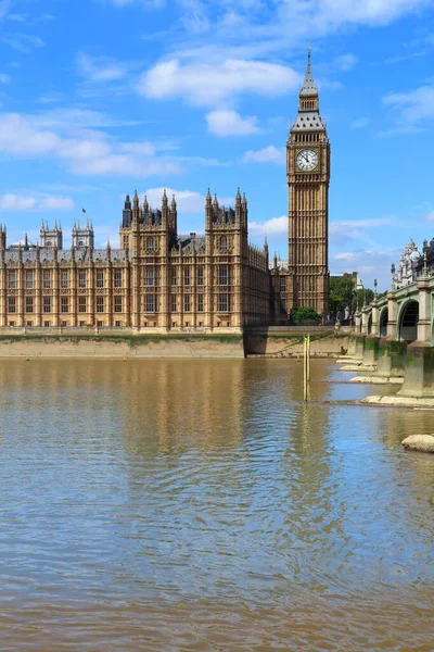 Вестминстерский Дворец Лондоне Великобритания Биг Бен — стоковое фото