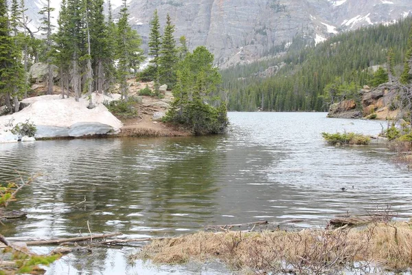 Loch Vale Den Rocky Mountains Colorado Landschaft Colorado Usa — Stockfoto