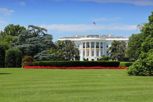 Casa Branca Washington Marco Nacional Dos Estados Unidos — Fotografia de Stock