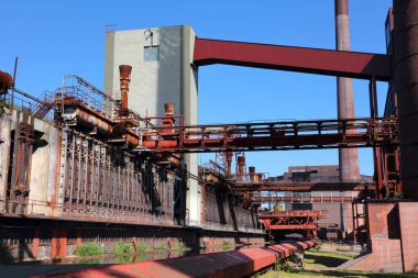 Essen, Almanya. Ruhr bölgesinin sanayi mirası. Zollverein, UNESCO Dünya Mirası Bölgesi.