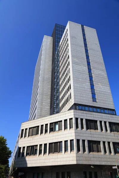 Dusseldorf Germany September 2020 Landeszentralbank Statens Sentralbank Kontorbygning Sentralt Dusseldorf – stockfoto