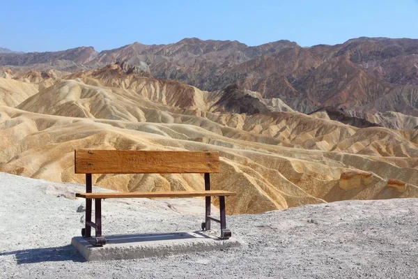 Zabriskie Point Parque Nacional Vale Morte Paisagem Deserto Califórnia — Fotografia de Stock