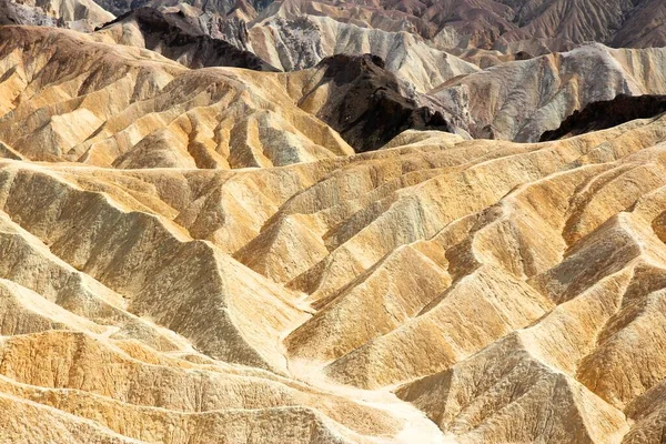 Zabriskie Point Death Valley Nemzeti Parkban Kaliforniai Sivatag Amerikai Természet — Stock Fotó