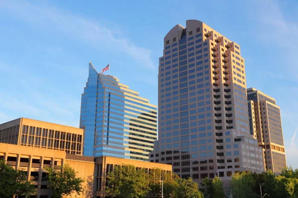 Sacramento Usa Dubna 2014 Urban View Capitol Mall Street Sacramento — Stock fotografie