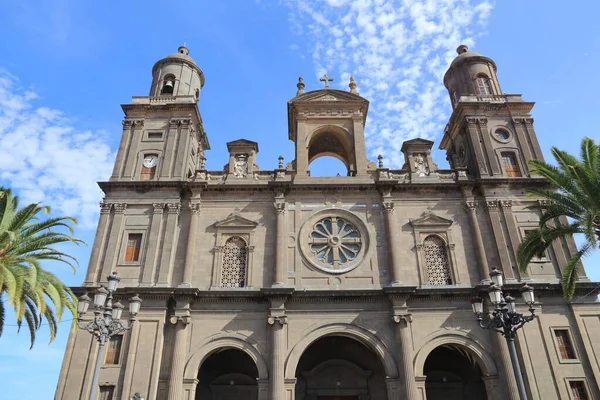 Katedra Las Palmas Architektura Gran Canarii — Zdjęcie stockowe