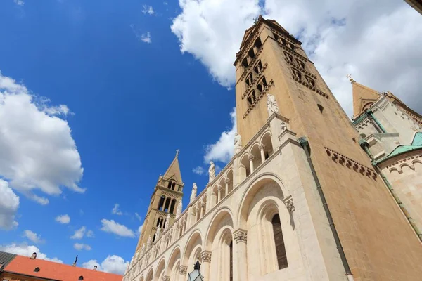 Maďarské Památky Bazilika Městě Pecs Maďarsko — Stock fotografie