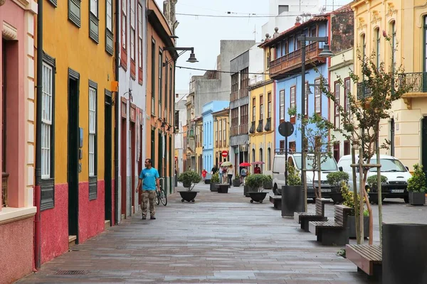 Tenerife Spain October 2012 People Visit Town Listed Unesco World — 图库照片