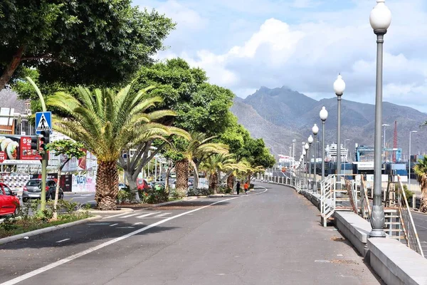 Santa Cruz Tenerife Spanien Oktober 2012 Boulevarden Vid Havet Santa — Stockfoto