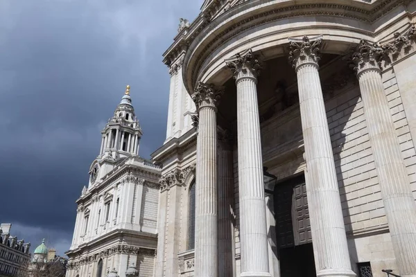 伦敦地标 圣保罗大教堂 英格兰教会 — 图库照片