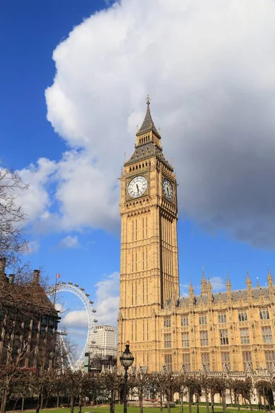 Big Ben Londra Elizabeth Kulesi Londra Ngiltere Nin Simgesi — Stok fotoğraf