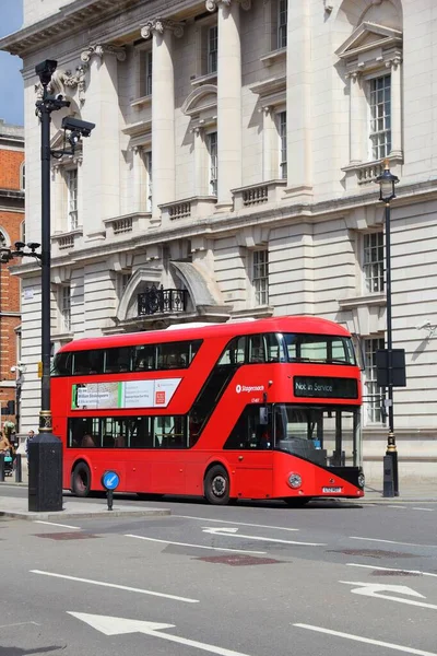 London Kwietnia 2016 Autobus Miejski Londynie Wielka Brytania Transport Londynu — Zdjęcie stockowe