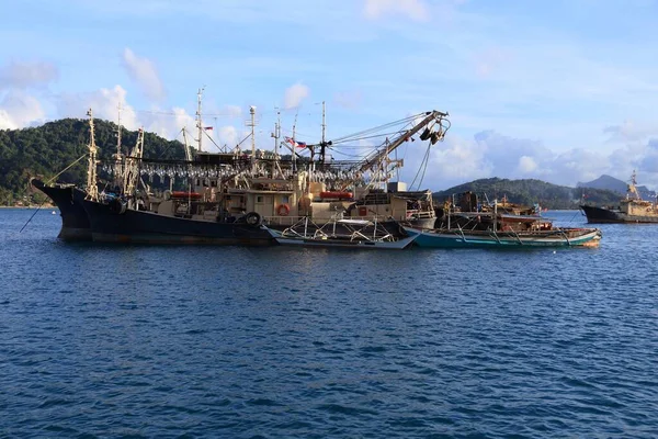 Navios Pesca Das Filipinas Navios Pesca Industrial Nido Palawan Ásia — Fotografia de Stock