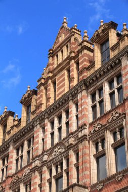 İngiltere, West Yorkshire 'daki Leeds City' de. İngiliz mimarisi.