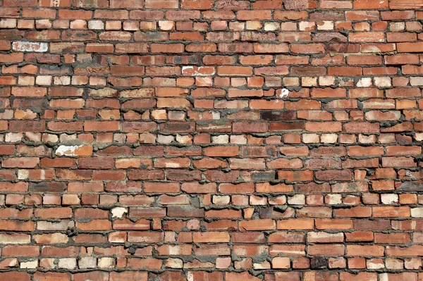 赤レンガの壁のテクスチャ 背景の構築 — ストック写真
