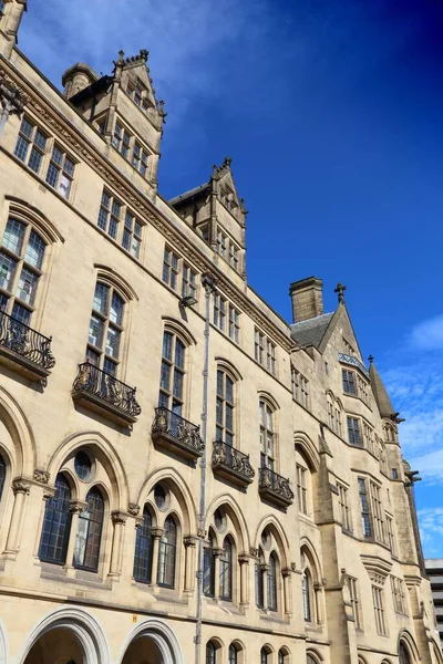 Bradford City Reino Unido Ayuntamiento Plaza Del Centenario — Foto de Stock