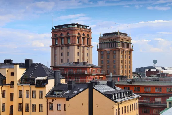 Stockholm City Sweden City Skyline Norrmalm District — Stock Photo, Image