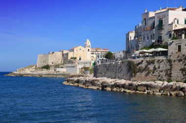 Vieste, İtalya - Gargano Yarımadasındaki Eski Şehir.