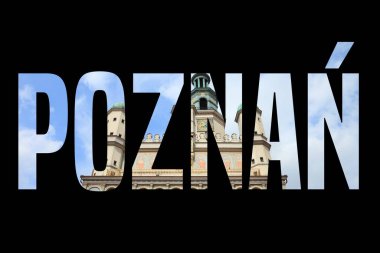 Poznan sözü. Polonya 'nın Poznan kentiyle metin imzası.