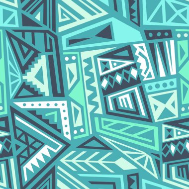 Boho vektör dokusu. Boho tarzı moda modeli. Tekstil tasarımı İnka kabilesi deseni.