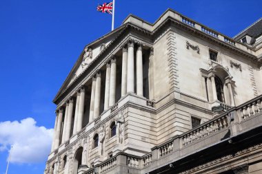 İngiltere Merkez Bankası - İngiliz Merkez Bankası. Londra İngiltere 'nin simgesi..