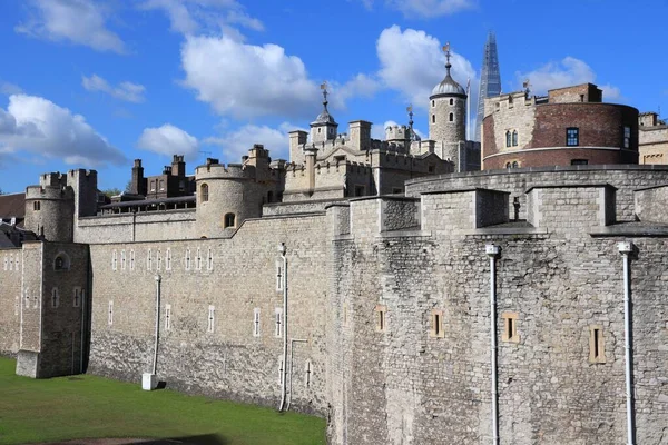 Tower of London UK. UNESCO World Heritage Site. Medieval landmark of London UK.