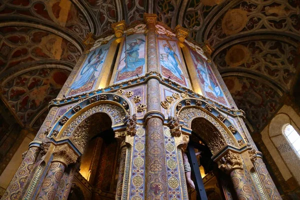 Tomar Portugal Mayo 2018 Interiores Del Convento Cristo Tomar Portugal —  Fotos de Stock