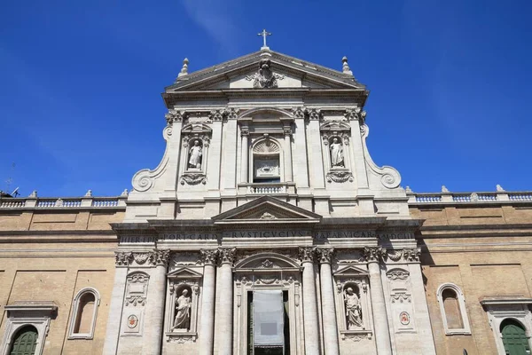 Roma Punti Riferimento Architettura Del Quirinale Chiesa Santa Susanna Roma — Foto Stock