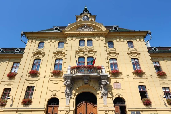 Szeged Stad Hongarije Stad Csongrad County Plaatselijk Bestuur Instellingen Voor — Stockfoto