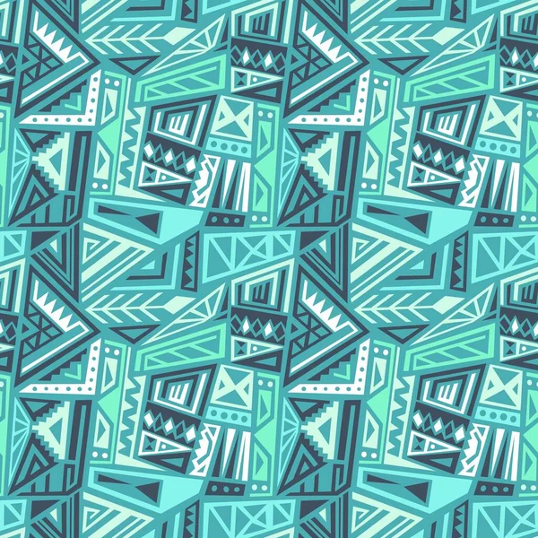 Texture Boho Modèle Mode Style Boho Motif Textile Motif Tribal — Image vectorielle