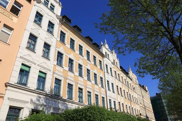 Chemnitz City Germany Residential Architecture East Germany Apartment Buildings Kassberg — Stock Photo, Image