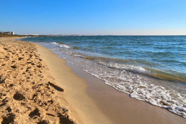 Pláž Salento Itálii Lido Rivabella Regionu Apulia — Stock fotografie