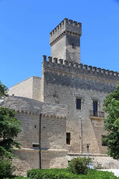 イタリア プーリア州のナルド 城の眺め Castello Acquaviva — ストック写真