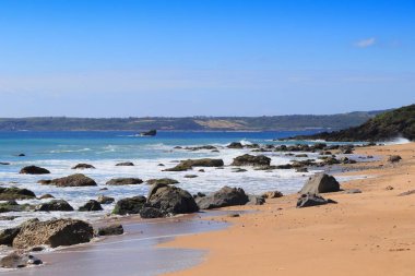 Tayvan 'daki Kenting Plajı. Kenting Ulusal Parkı 'nın güzel manzarası.