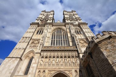 Westminster Abbey, Londra İngiltere. Westminster 'daki Gotik Manastır Kilisesi.