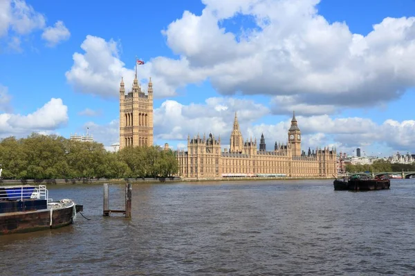 Дворец Парламента Лондоне Ориентир Лондона — стоковое фото