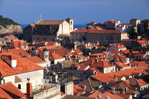 Dubrovnik Cidade Croácia Cidade Velha Medieval Património Mundial Unesco — Fotografia de Stock