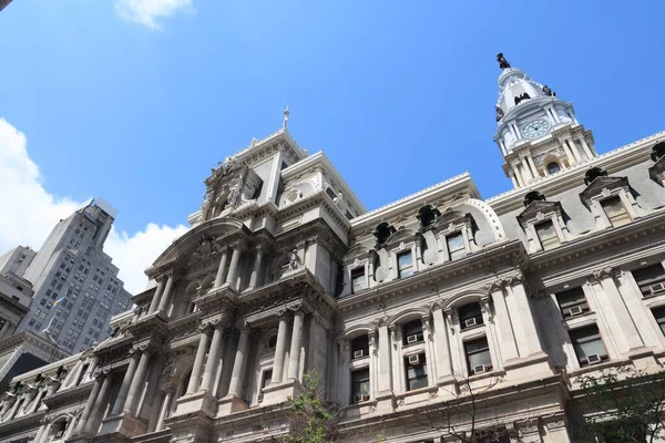 费城市政厅 美国地标建筑 — 图库照片