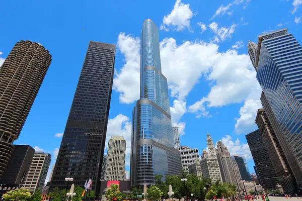 Chicago Usa June 2013 Street View Chicago Loop Skyline 시카고는 — 스톡 사진