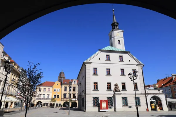 Gliwice Polska Maj 2021 Rynek Miasta Gliwic Polsce Jedno Największych — Zdjęcie stockowe