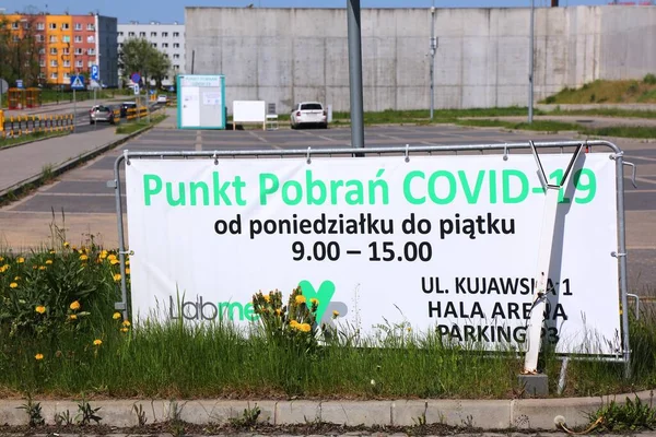 Gliwice Poland Mayıs 2021 Polonya Nın Gliwice Şehrinin Covid Test — Stok fotoğraf