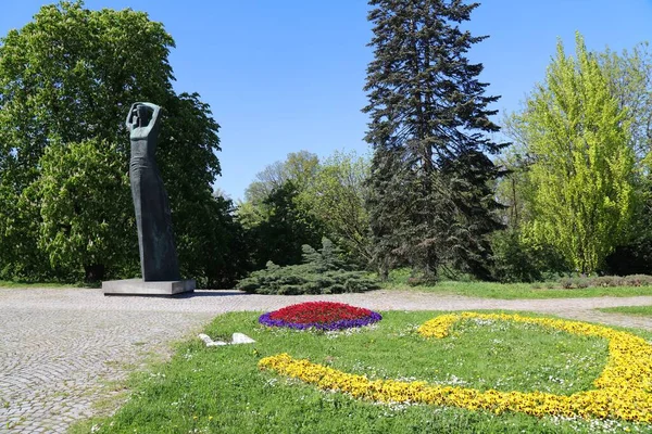 Raciborz Polônia Maio 2021 Monumento Mãe Polonesa Polonês Pomnik Matki — Fotografia de Stock