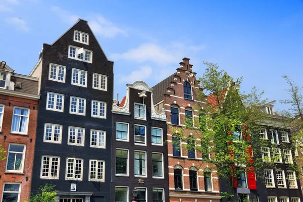 Ámsterdam Arquitectura Ciudad Leidsegracht Calle Edificios Residenciales — Foto de Stock