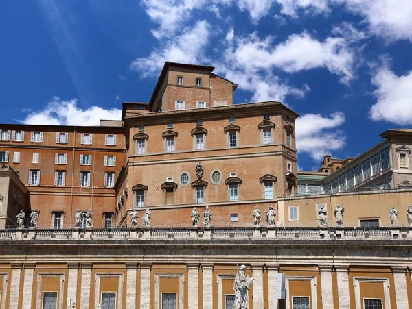 Watykański Pałac Apostolski Palazzo Apostolico Architektura Watykanu — Zdjęcie stockowe