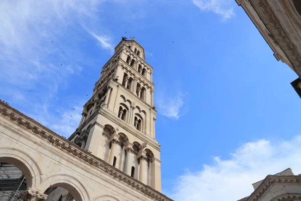 Punto Referencia Dividido Ciudad Vieja Croacia Monumento Del Patrimonio Mundial — Foto de Stock