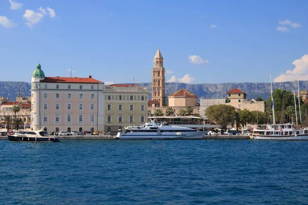 Dividida Ciudad Vieja Croacia Monumento Del Patrimonio Mundial Unesco —  Fotos de Stock