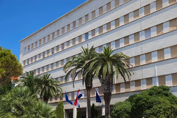 Split Croacia Julio 2019 Edificio Del Ayuntamiento Banovina Split Una —  Fotos de Stock