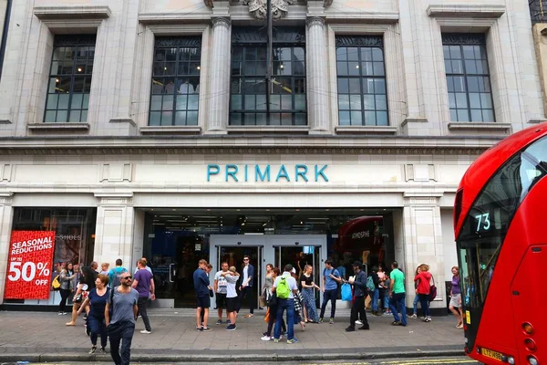 Лондон Липня 2016 Магазин Людей Primark Оксфорд Стріт Лондоні Оксфорд — стокове фото