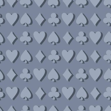 Vektör poker kusursuz tasarım. Kart oyunu kumarhane masa örtüsü dokusu.