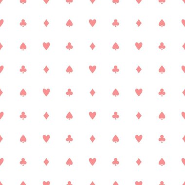 Kumarhane tarzı. Vektör poker kusursuz tasarım. Kart oyunu kumarhane masa örtüsü dokusu.