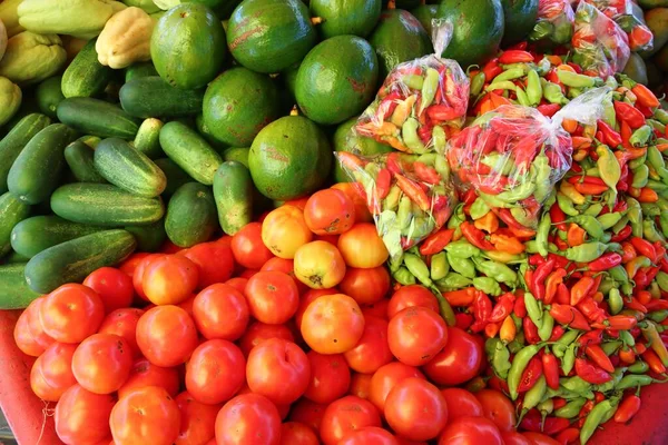 Guadeloupe Vegetable Market Pointe Pitre Biggest City Guadeloupe — Stock Photo, Image